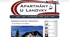 Desktop Screenshot of apartmany-harrachov.net